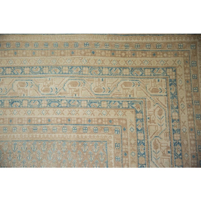 Vintage Distressed Mir Sarouk Carpet - 7' x 10'1" For Sale - Image 9 of 10