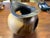 Brown Late 20th Century Rustic Turned Wood Vase For Sale - Image 8 of 11