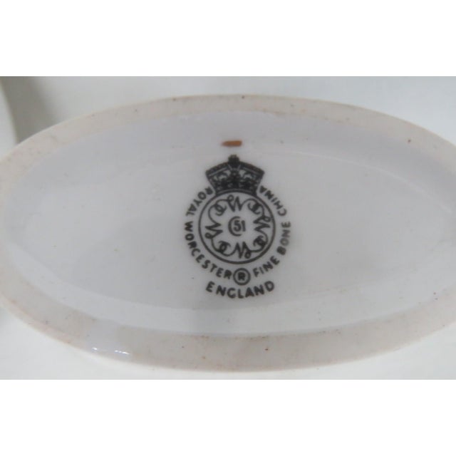 Royal Worcester Bone China 2pc Box Set Bournemouth Pin Dish and Posy Vase 4954b For Sale - Image 13 of 14