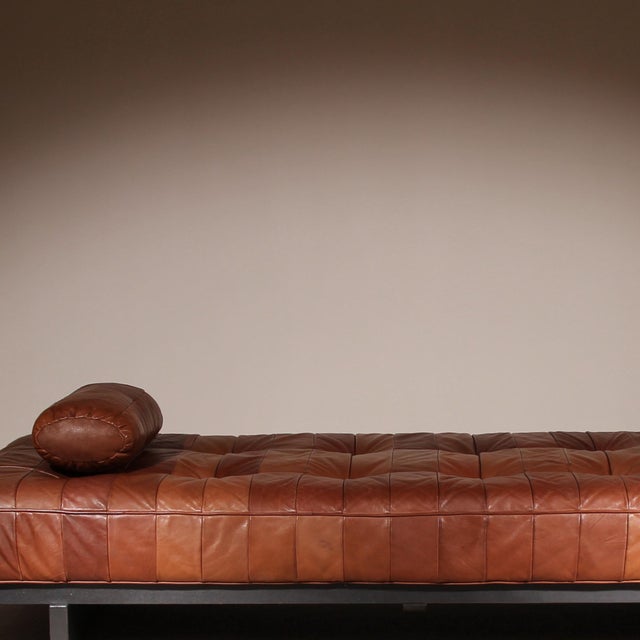 DS-80 Daybed in Cognac Patchwork Leather from de Sede, Switzerland, 1970s For Sale - Image 11 of 18