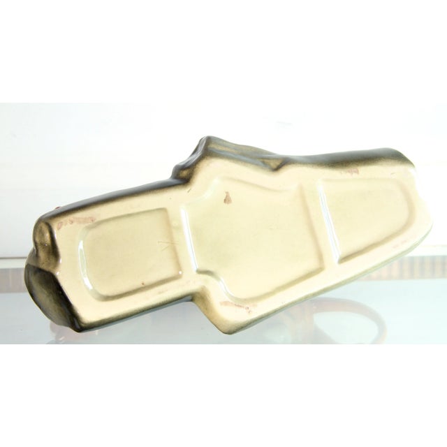 Orange Vintage Mid Century Modern Ceramic Tiger Succulent Planter For Sale - Image 8 of 9