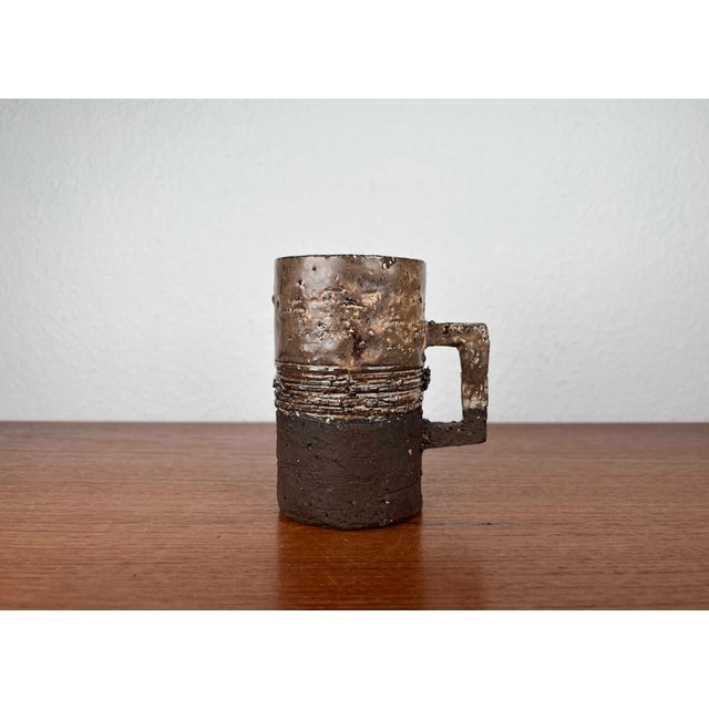 Mid-Century Modern Danish Studio Pottery Mug Vase by Robert Rob Bentsen, 1960s For Sale - Image 17 of 17