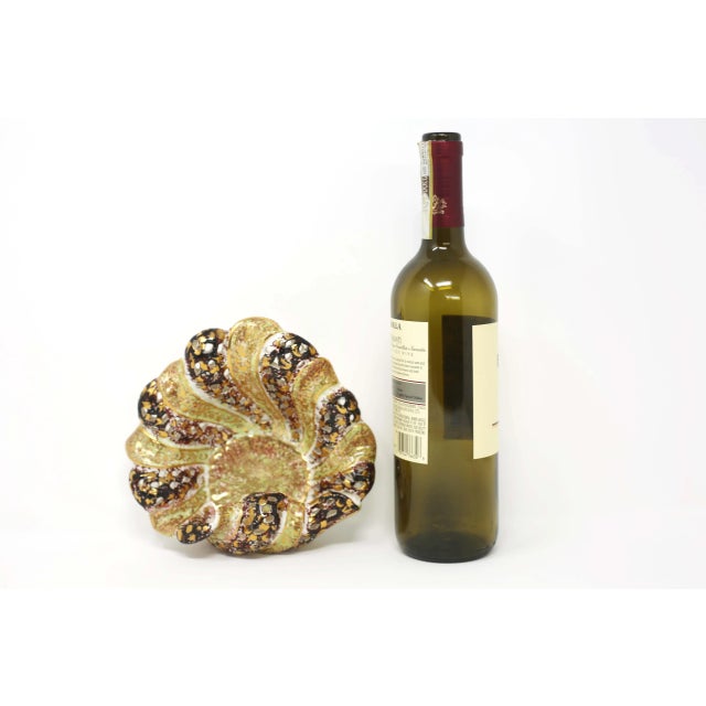 Ceramic Vintage Italian Reticulated Shell Ceramic Bowl For Sale - Image 7 of 8