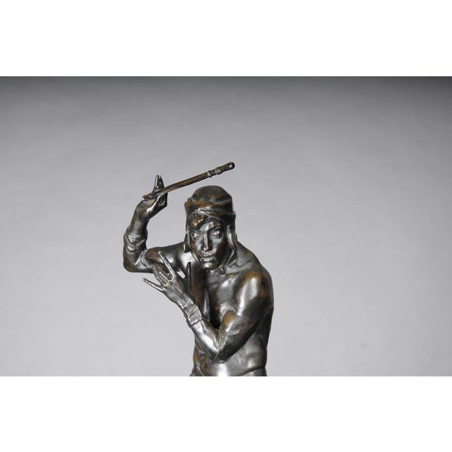Antique Bronze Sculpture by G. Hengstenberg, 1900 For Sale - Image 12 of 18