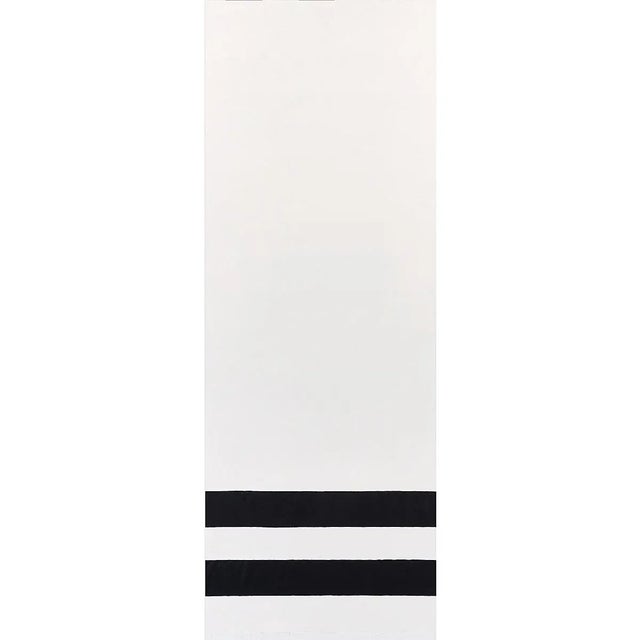 Sample - Schumacher x Victor Glemaud Virginia Panel B Fabric in Black & White For Sale