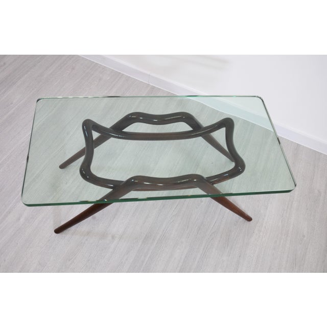 1950s Coffee Table attributed to Melchiorre Bega, 1950s For Sale - Image 5 of 12