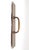 Commercial style door pulls made of brass with a patina finish. The original mounting screws are not available. Good...