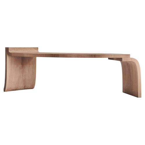 Not Yet Made - Made To Order Large Platane Desk in Plane Tree Wood by Mono Editions For Sale - Image 5 of 5