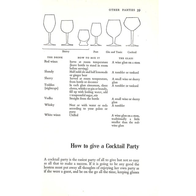 1950s "Lady Behave: A Guide to Modern Manners" 1956 Edwards, Anne & Beyfus, Drusilla For Sale - Image 5 of 11