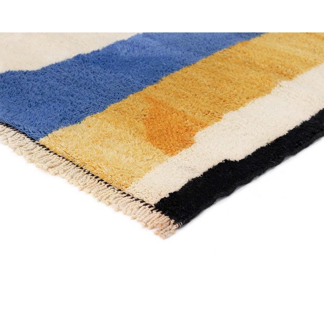 Early 21st Century Hand-Knotted Wool Rug by Azele Studio For Sale - Image 5 of 9