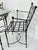 Mario Papperzini for Janus Et Cie Iron Outdoor Dining Set, Table & 4 Chairs, Attributed For Sale - Image 16 of 18