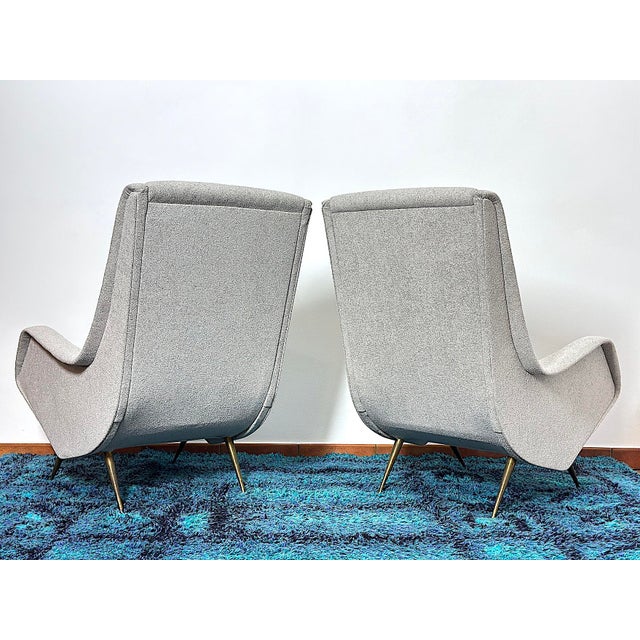 Isa Armchairs by Aldo Morbelli, Italy, 1950s, Set of 2 For Sale - Image 10 of 12