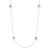 Tiffany and Co. Tiffany & Co Paloma Picasso Flower Necklace Estate Silver 27" Long Chain For Sale - Image 4 of 4