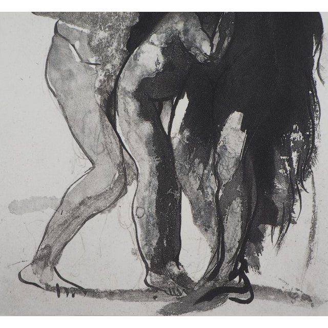 After Auguste Rodin, Nude, Pastoral, Engraving For Sale - Image 4 of 6