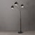 Nova Original 1962 Triplet 3 Light Arc Floor Lamp - Black Nickel, Black Marble Base, Dimmer Switch For Sale - Image 4 of 14