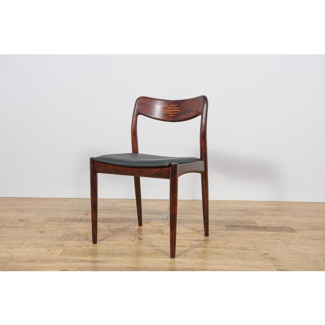 Black Mid-Century Danish Dining Chairs from Uldum Møbelfabrik, Denmark, 1960s, Set of 4 For Sale - Image 8 of 18