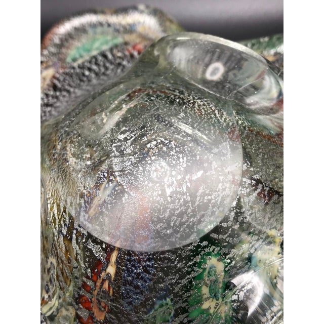 Late 20th Century Murano Hand Blown Millifiori Shallow Bowl For Sale - Image 10 of 12