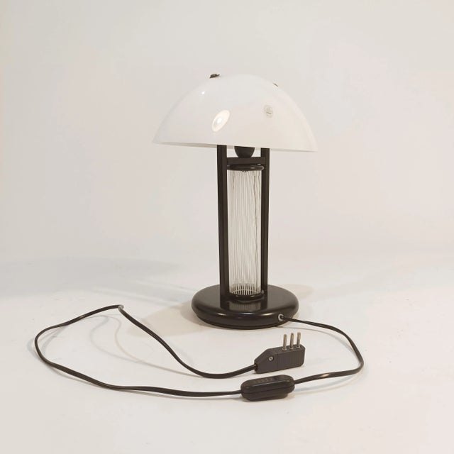 Italian Murano Glass Table Lamp in the style of Skipper and Pollux, 1980s For Sale - Image 11 of 13