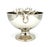 English Vintage Polished Stainless Steel Deer Head Pedestal Bowl / Wine Cooler – Equestrian / Lodge / English Country For Sale - Image 3 of 11