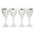 Gothic Godinger “Dublin” Crystal Wine or Water Glasses - Set of 4 For Sale