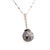 Fine Quality Tahitian Pearl Diamond Necklace 18k Gold 12.60 mm 16" Certified $895 910818 This is a Unique Custom Made...