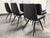 2010s Control Brand Modern Felt Dining Chairs, Set of Six For Sale - Image 5 of 12