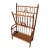 Circa 1880s Antique Victorian Stick and Ball Oak Magazine Newspaper Music Rack For Sale