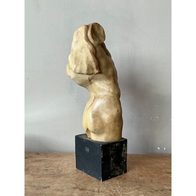 Late 20th Century Vintage Boho Cast Resin Sculpture of Man For Sale - Image 5 of 10