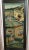 Antique Wall Plaque Chinese Reverse Painted Glass 3 Section Panel Black Frame For Sale - Image 4 of 10