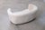 White Danish Curved Sheepskin Sofa, 1940s For Sale - Image 8 of 14