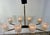 Vintage Glass and Metal Chandelier, 1960s For Sale - Image 10 of 12
