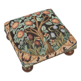 00 Orange Tree Tapestry Footstool For Sale