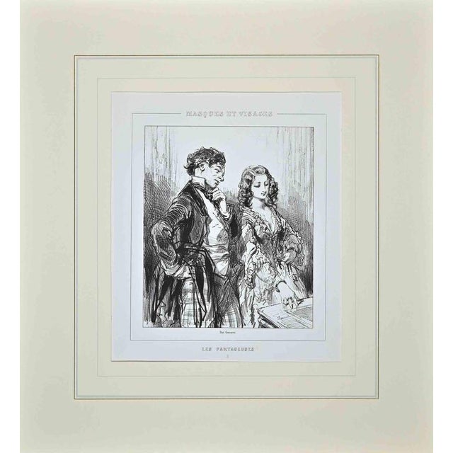 Les Partageuses is a lithograph on ivory-colored paper, realized by the French draftsman Paul Gavarni (alias Guillaume...