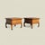 Pair of Mid-Century Solid Wood Chinoiserie Nightstands For Sale - Image 10 of 16