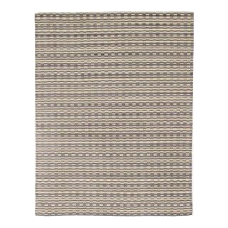Multi Modern Fine Hand Knotted Rug 8' X 10' For Sale