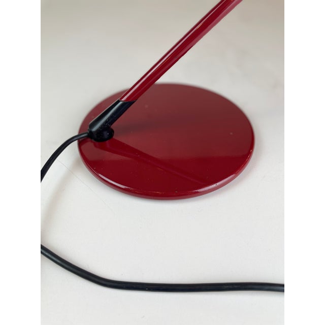 Black Ring A400 Desk Lamp by Bruno Gecchelin for Arteluce, 1980s For Sale - Image 8 of 16
