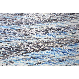 Silver of the Sea 3. Original Contemporary Painting For Sale