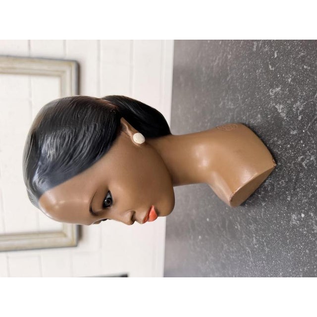 Vintage plaster busts created by marwal industries (a new york-based company founded by marcel walter, in operation from...