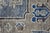 Modern Hand-Knotted Oushak Style Area Rug in Slate Grey & Cobalt Blue Wool 9x12 For Sale - Image 9 of 12