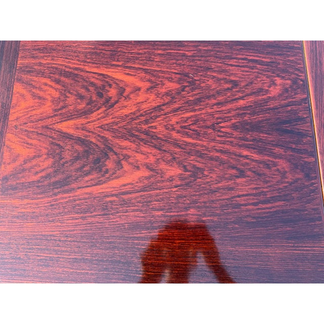 Skovby Møbelfabrik A/S 1970s Skovby Møbelfabrik Brazilian Rosewood Dining Set of 7 For Sale - Image 4 of 12
