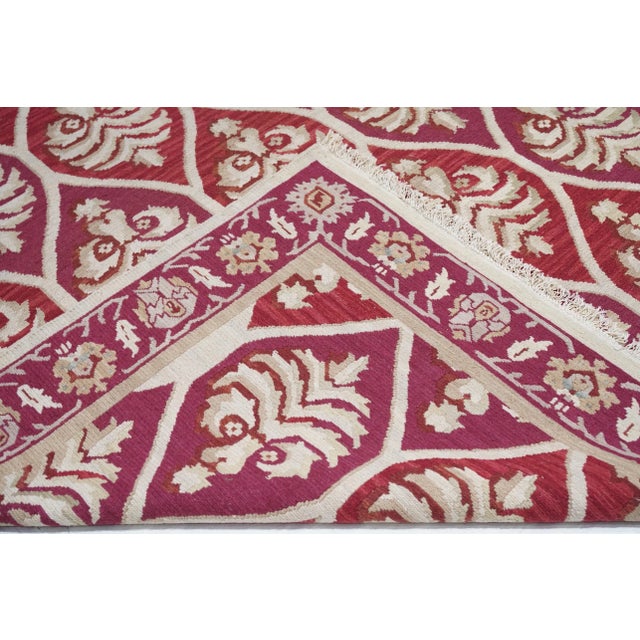 Turkish Sumak Flat Weave Wool Rug 8'0" X 10'0" For Sale In New York - Image 6 of 7