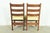 Gustav Stickley Antique Mission Oak Arts & Crafts Ladder Back Dining Chairs, Pair For Sale - Image 11 of 13