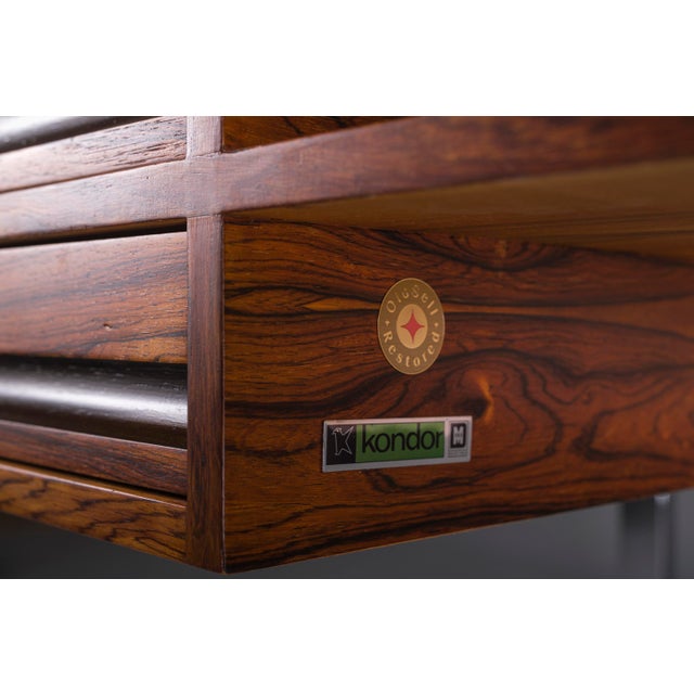 Mid-Century Executive Desk and Sideboard Set by Kondor, 1960s, Set of 2 For Sale - Image 4 of 18