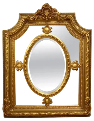 Large Ornate Wall Mirror, 1980