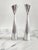 Postmodern 1994 Post Modern Karim Rashid Nambé Studio Silver Candlesticks 604- Set of 2 For Sale - Image 3 of 7