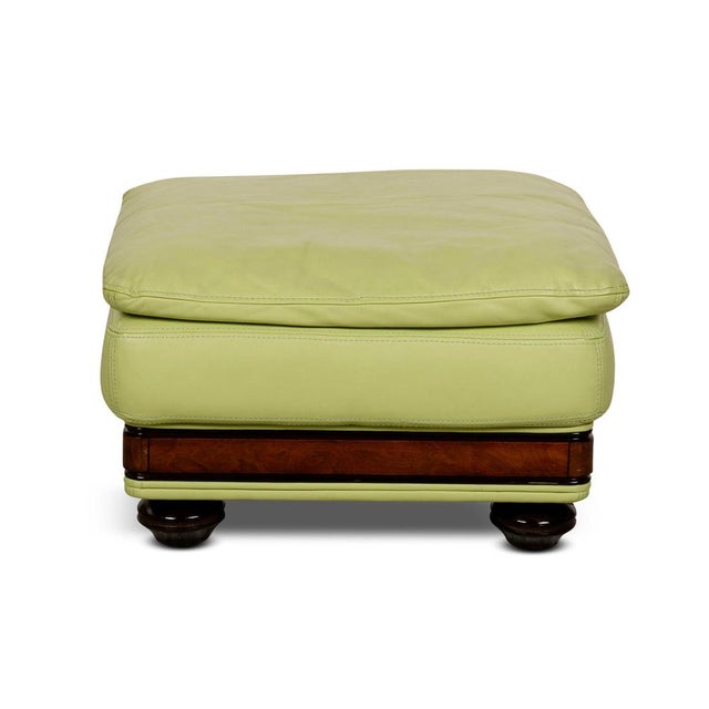 Animal Skin Divani Leather Ottoman from Nieri For Sale - Image 7 of 10