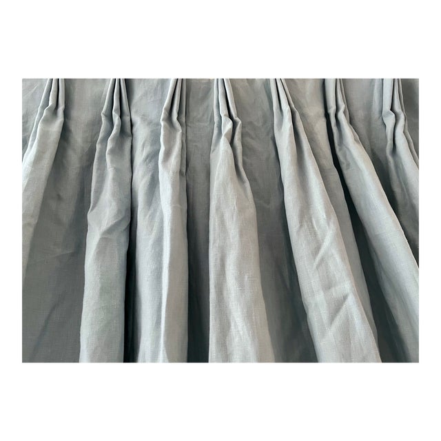 Rogers & Goffigon Light Blue Linen Curtain PanelsA Pair Chairish