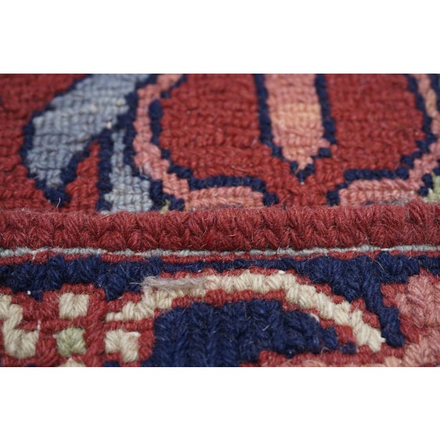Turkish Sumak Flat Weave Wool Rug 4'0" X 10'2'' For Sale - Image 9 of 9