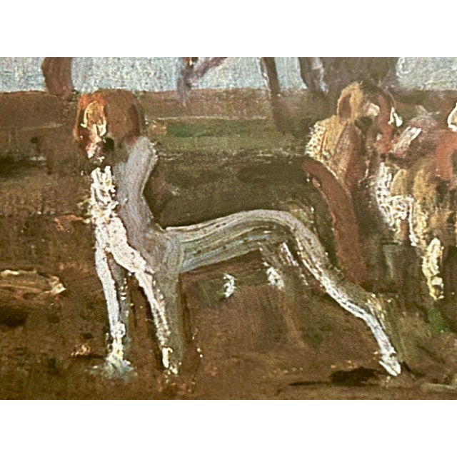 English Fox Hunting Scene Framed Art For Sale - Image 4 of 6