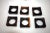Mid 20th Century Mid-Century Teak Square Napkin Rings - Set of 6 For Sale - Image 5 of 5